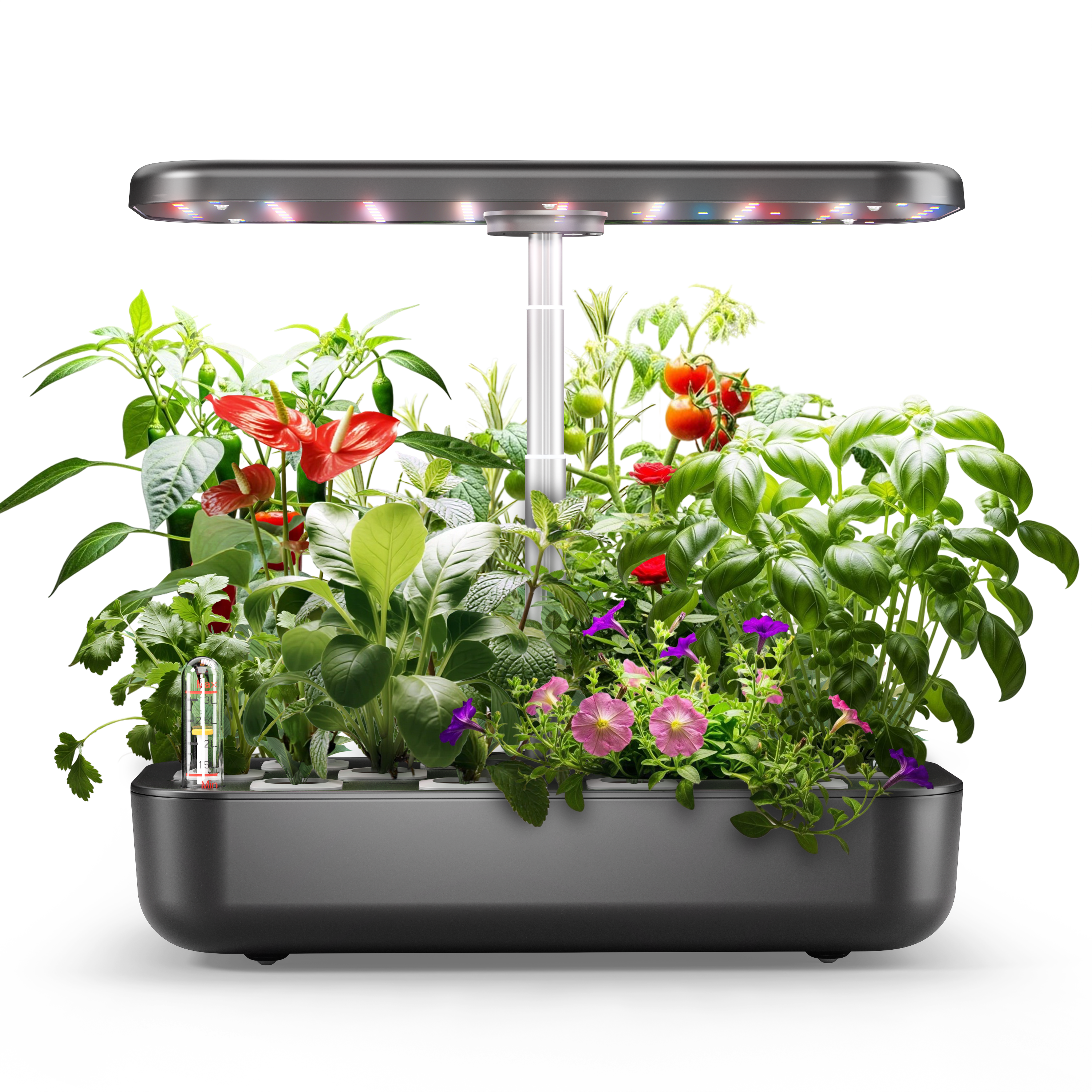 automatic hydroponic plant grow pot 12-Pod Hydroponics Growing System