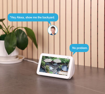 Owltron camera integrates with Amazon Alexa.