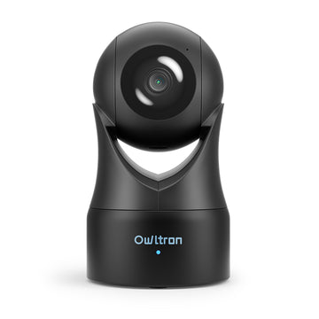 Owltron Lot de 2 caméras de sécurité extérieures filaires 2K 4 MP, WiFi extérieur  avec spot