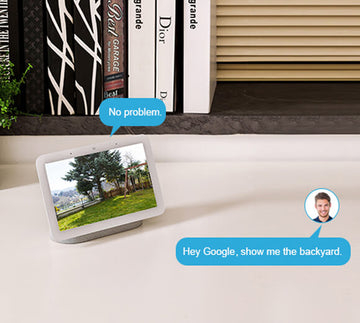 Owltron camera integrates with Google Assistant.